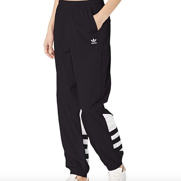 women's adidas originals large logo jogger pants